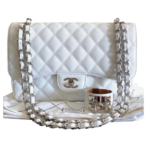 chanel white flap|original chanel classic flap bag.